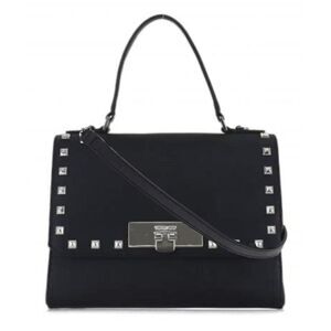 MICHAEL KORS Tina Studded Leather Crossbody Shoulder Bag